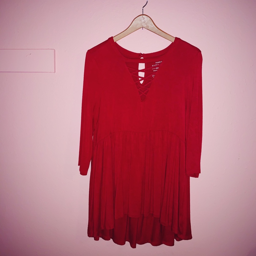 TORRID super soft knit blouse